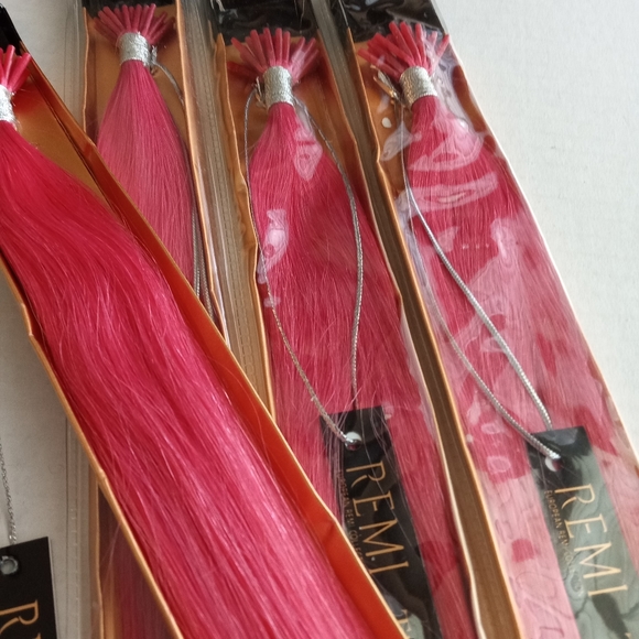 New 18" Light Pink Remy Itips Human Hair Extensions get length and fullness - Picture 13 of 13